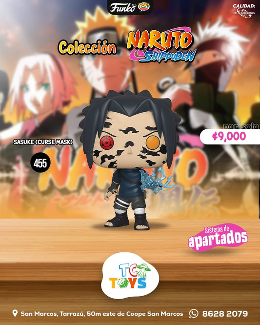 Funko Pop Naruto Shippuden Sasuke ( Curse Mark ) 455.