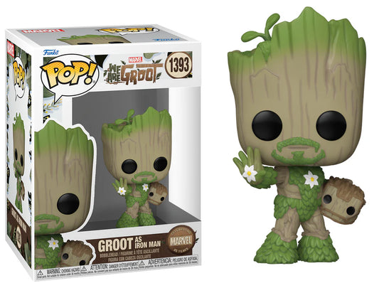 Funko Pop We Are Groot Groot As Iron Man 1393.
