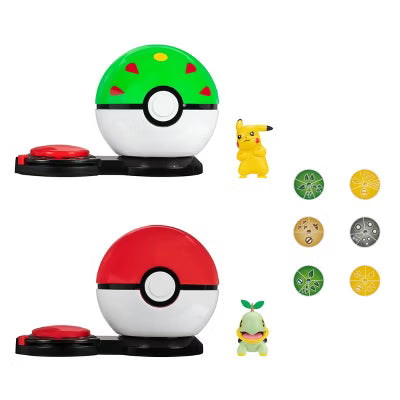 Pokémon Surprise Attack Game Turtwig + Poké Ball y Pikachu + Amigo Ball.