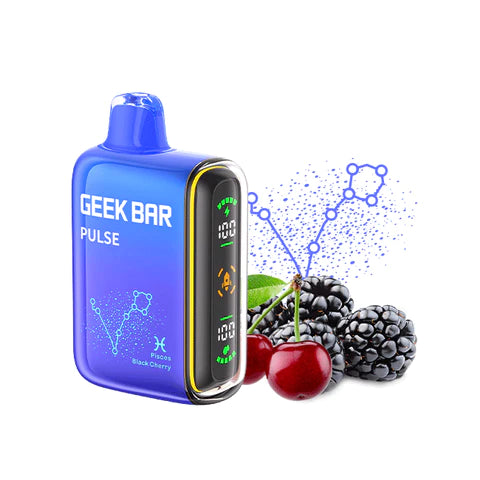 Geek Bar Pulse Black Cherry 15000 puffs.