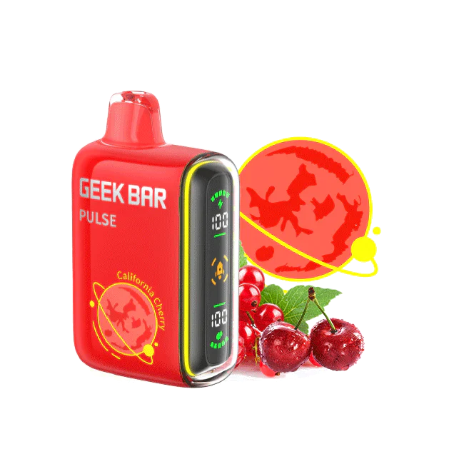 Geek Bar Pulse California Cherry 15000 puffs.