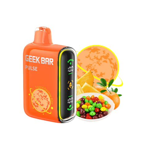 Geek Bar Pulse Tropical Rainbow Blast 15000 puffs.