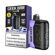 Geek Bar Pulse X Blackberry B-Pop 25000 puffs.