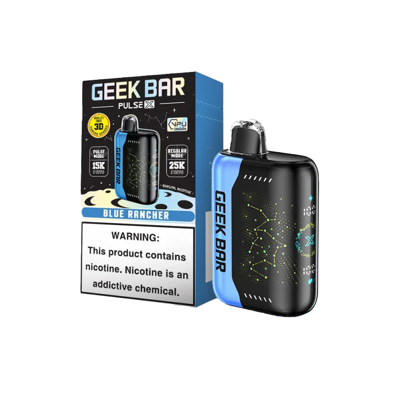 Geek Bar Pulse X Blue Rancher 25000  puffs.