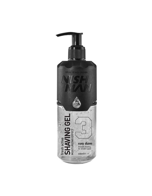 Gel para Afeitar Nish Man 3 Easy Shave.