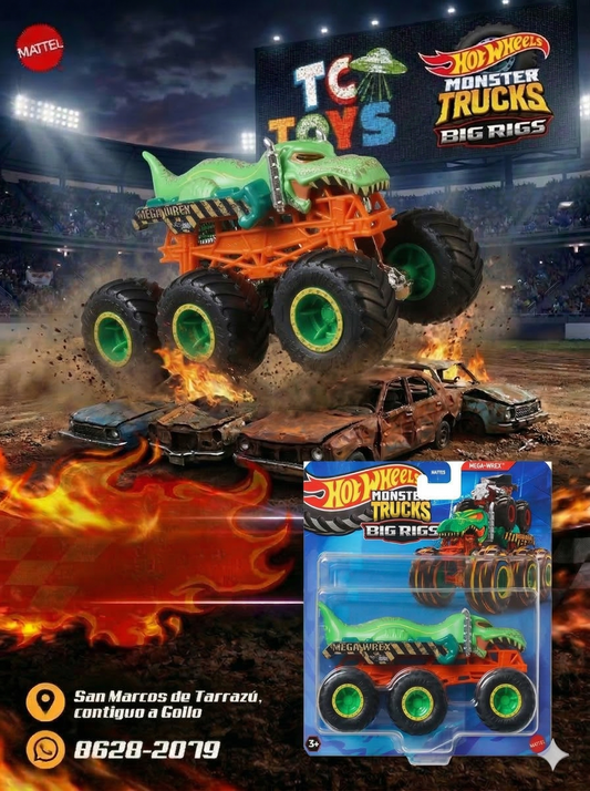 Hot Wheels Monster Trucks Big Rigs Mega-Wrex.