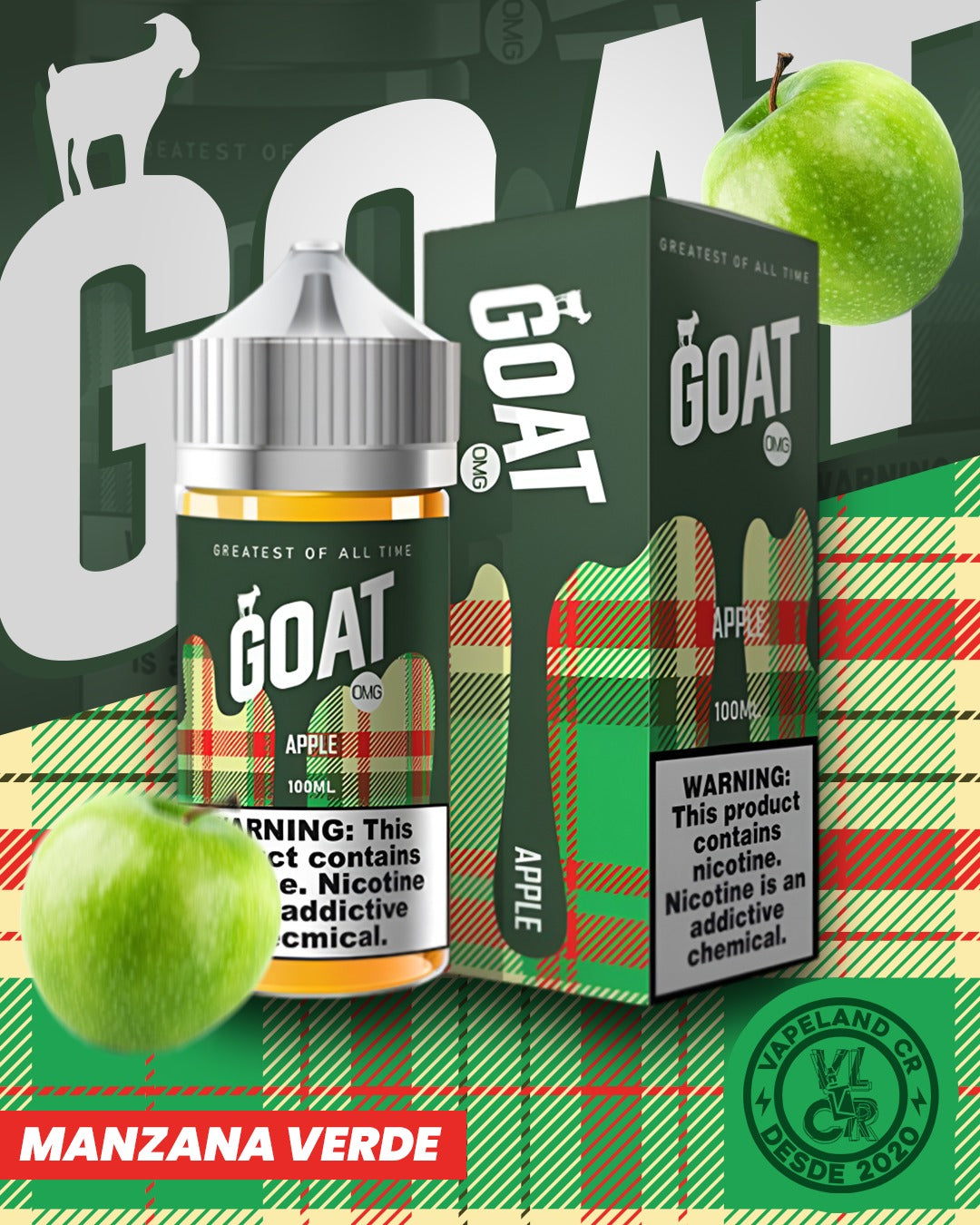 Goat Apple 3mg y 6mg.