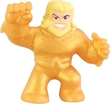 Goo Jit Zu Minis DC Aquaman con Armadura Dorada.