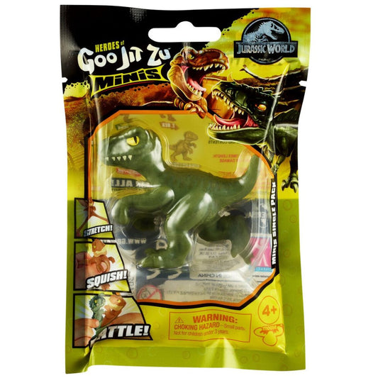 Goo Jit Zu Minis Jurassic World Velociraptor Verde Moose.