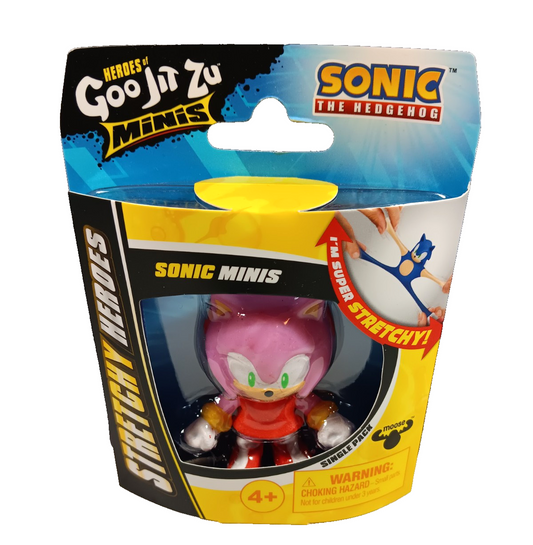 Goo Jit Zu Minis Stretchy Heroes Sonic Minis Amy Rose.