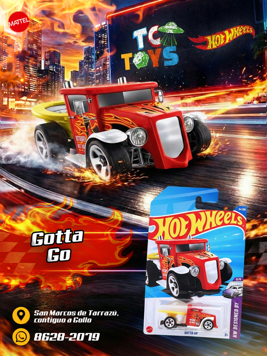 Hot Wheels Gotta Go Rojo.