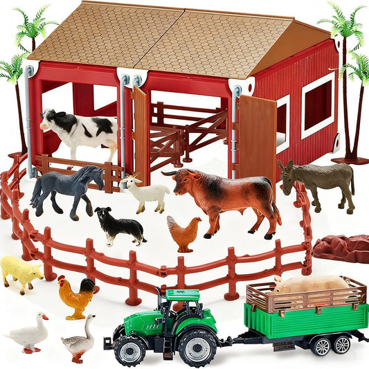 Granja de Animales con Granero.