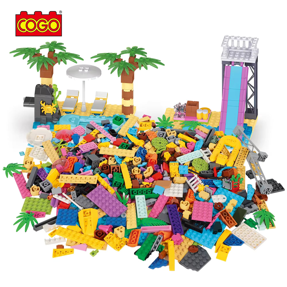 Lego COGO Bloques de Construcción Playa 3080.