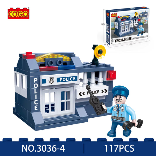 Lego COGO Police Control Room 3036-4.