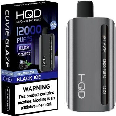 HQD Black Ice 12000 puffs.