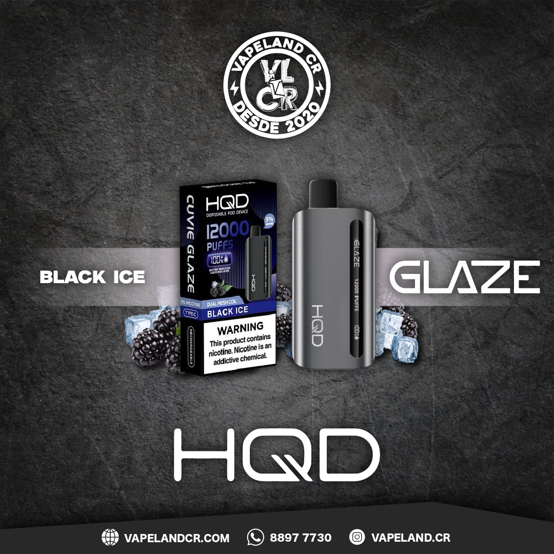 HQD Black Ice 12000 puffs.