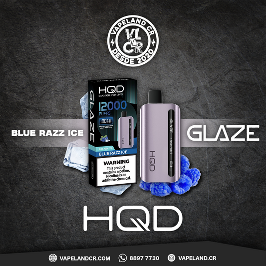 HQD Blue Razz Ice 12000 puffs.
