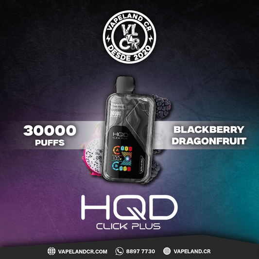 HQD Click Plus Blackberry Dragonfruit 30000 puffs.