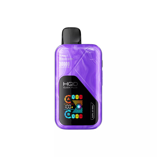 HQD Click Plus Peach Mixed Berry 30000 puffs.