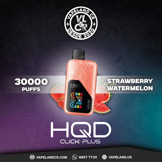 HQD Click Plus Strawberry Watermelon 30000 puffs.