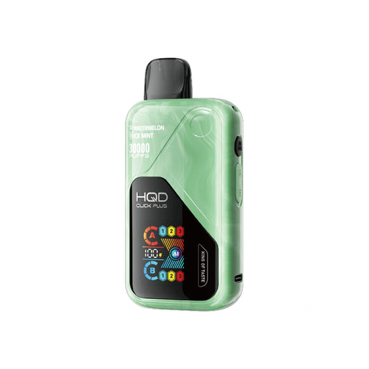 HQD Click Plus Watermelon Ice Mint 30000 puffs.