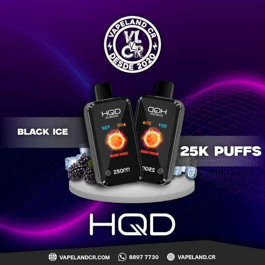 HQD Everest Black Ice 25000 puffs.
