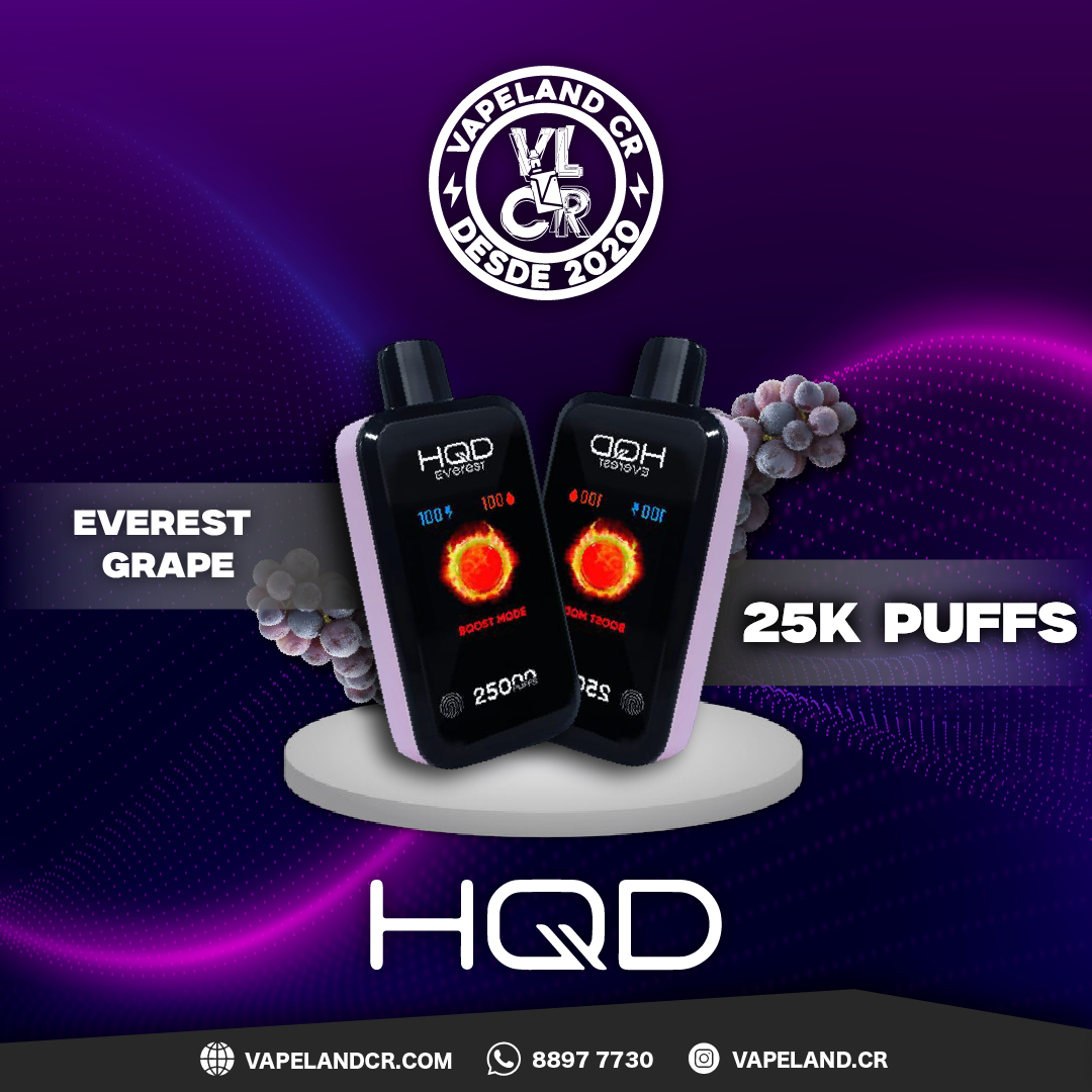 HQD Everest Grape 25000 puffs.