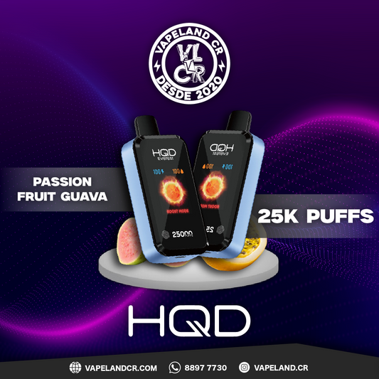 HQD Everest Passion Fruit Guava 25000 puffs.