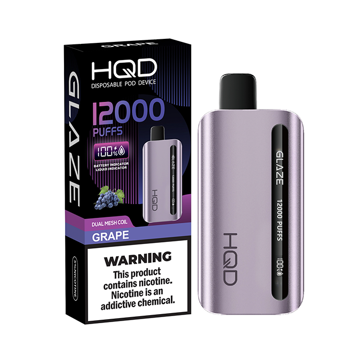 HQD Grape 12000 puffs.