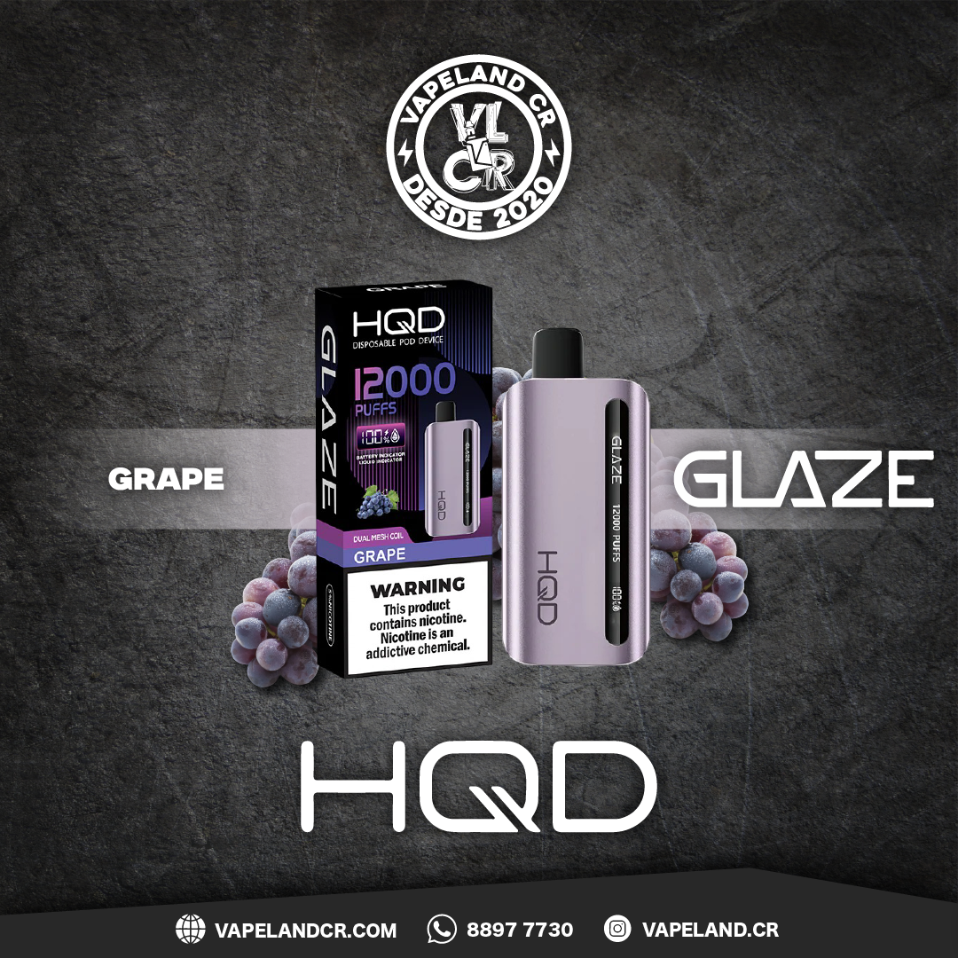 HQD Grape 12000 puffs.
