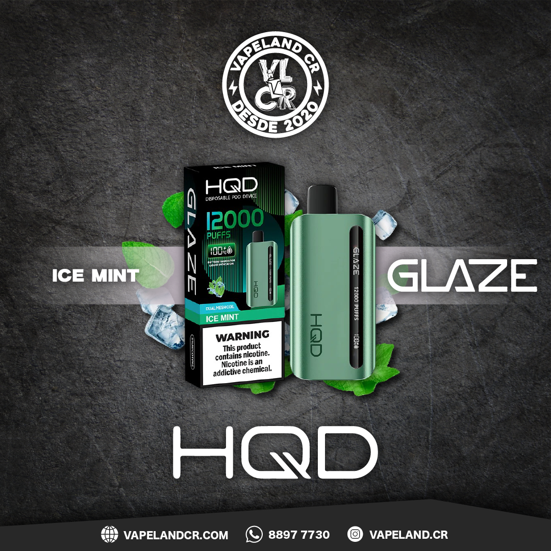 HQD Ice Mint 12000 puffs.