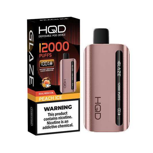 HQD Peach Ice 12000 puffs.