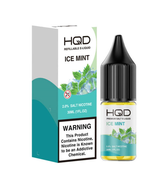 HQD Salt Ice Mint 25mg y 50mg.