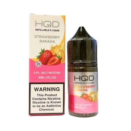 HQD Salt Strawberry Banana 25mg y 50mg.