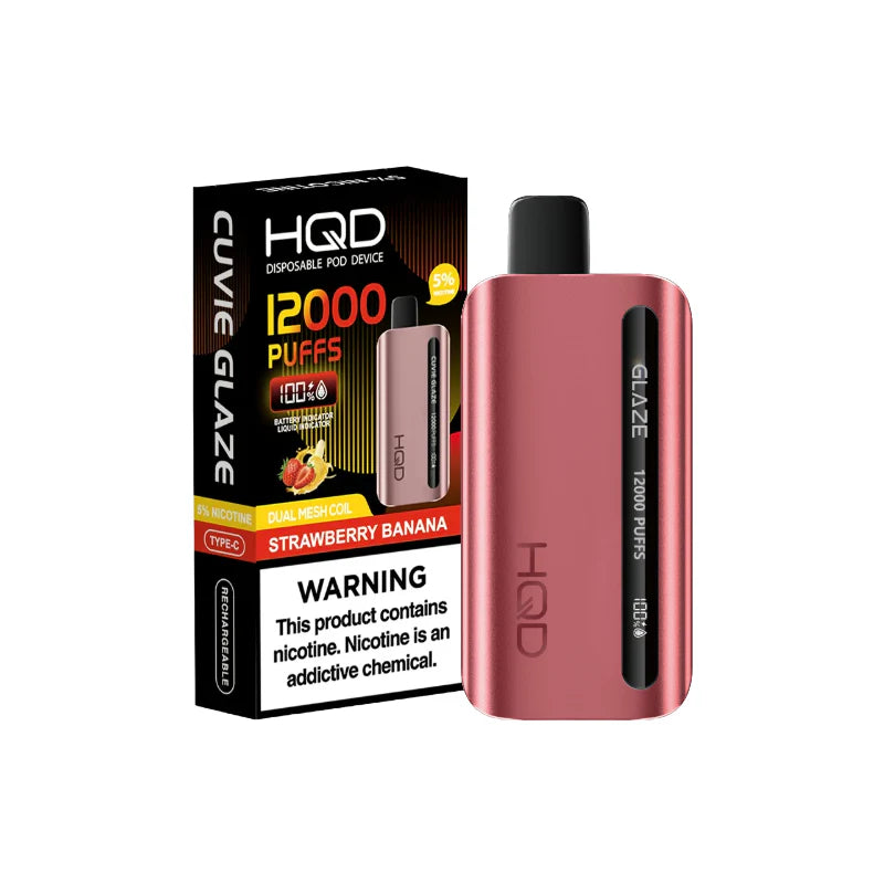 HQD Strawberry Banana 12000 puffs.