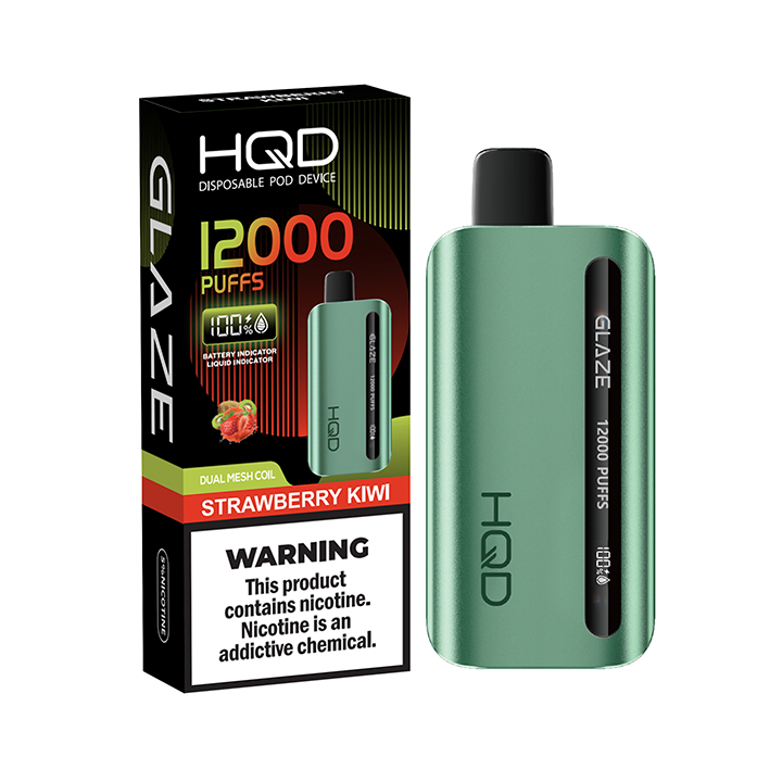 HQD Strawberry Kiwi 12000 puffs.