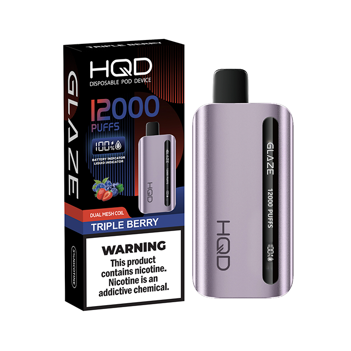 HQD Triple Berry 12000 puffs.