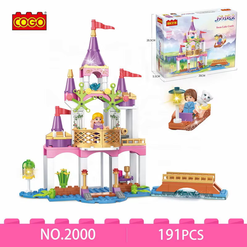 Lego COGO Fairy Swan Lake Castle 2000.