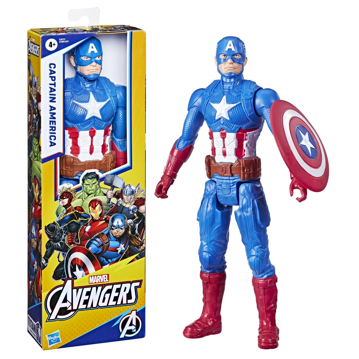 Figura Hasbro Marvel Avengers Capitán América.
