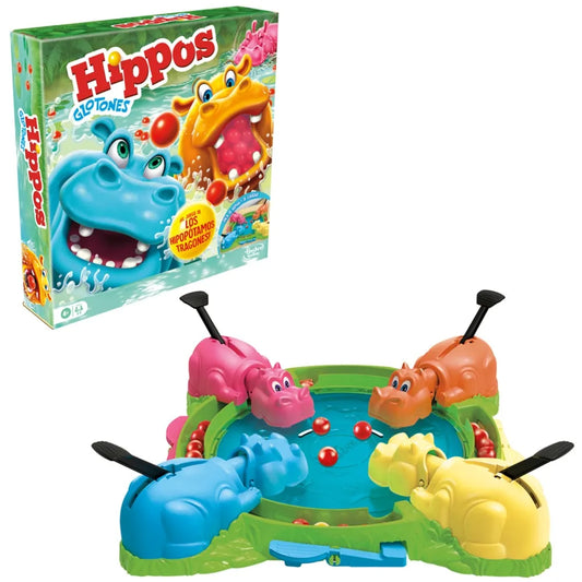 Hasbro Gaming Hippos Glotones.