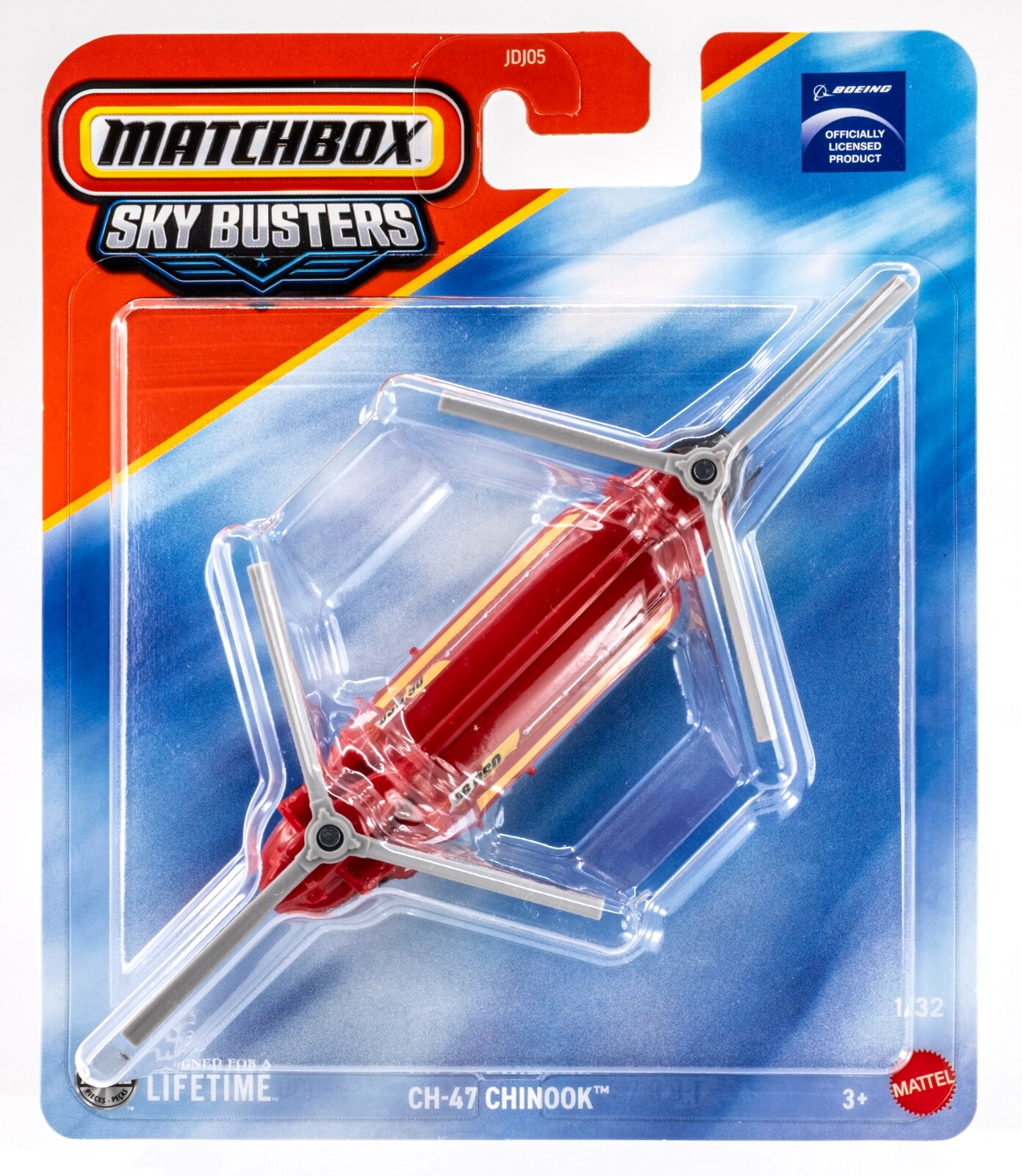 Helicóptero Matchbox CH-47 Chinook.