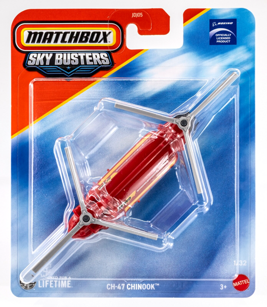 Helicóptero Matchbox CH-47 Chinook.