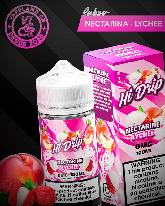 Hi-Drip Nectarine Lychee 3mg y 6mg.