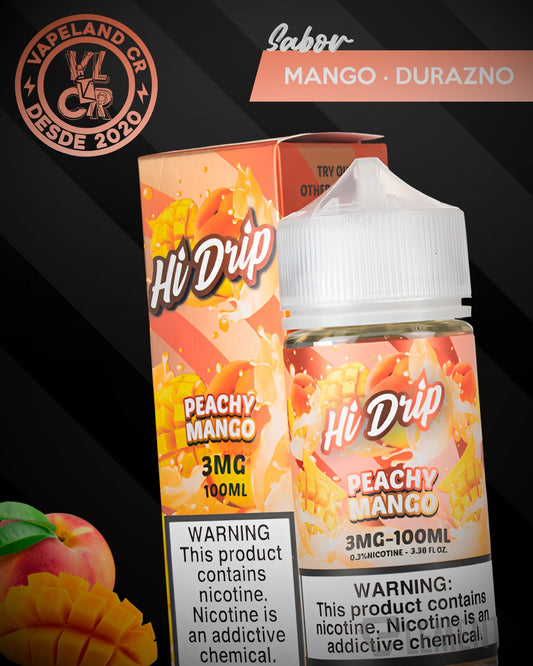 Hi-Drip Peachy Mango 3mg y 6mg.