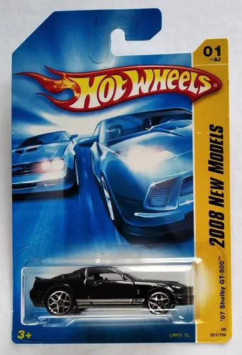 Hot Wheels 07 Shelby GT-500 Negro.