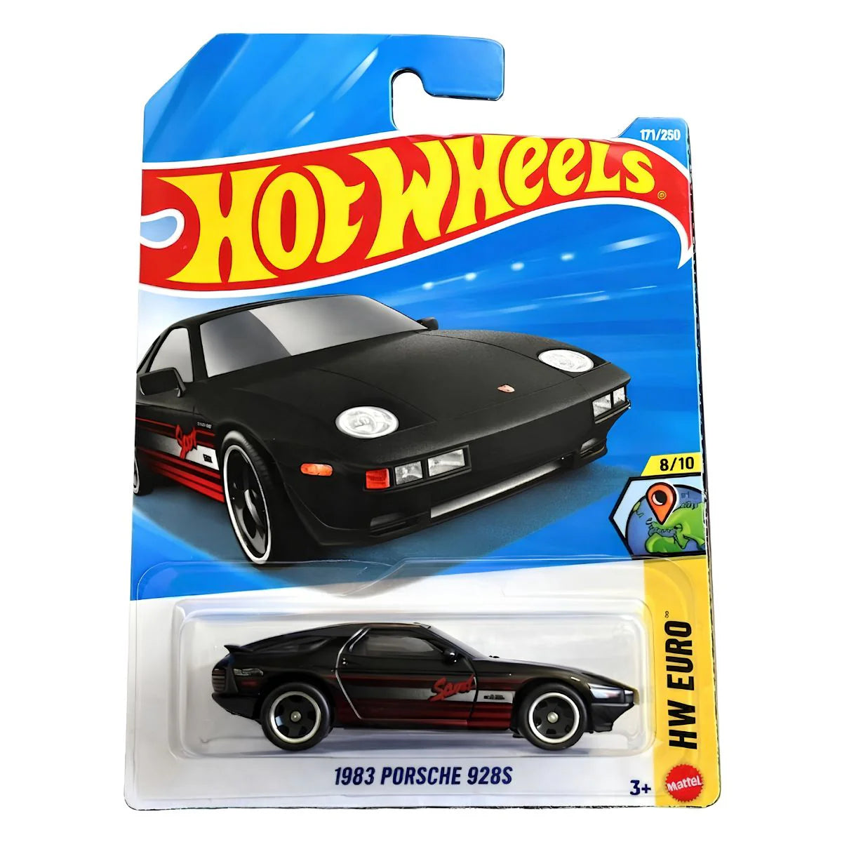 Hot Wheels 1983 Porsche 928S Negro.