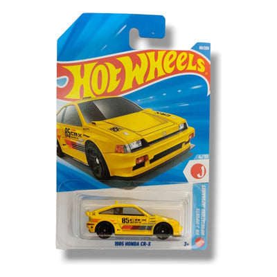 Hot Wheels 1985 Honda CR-X Amarillo.