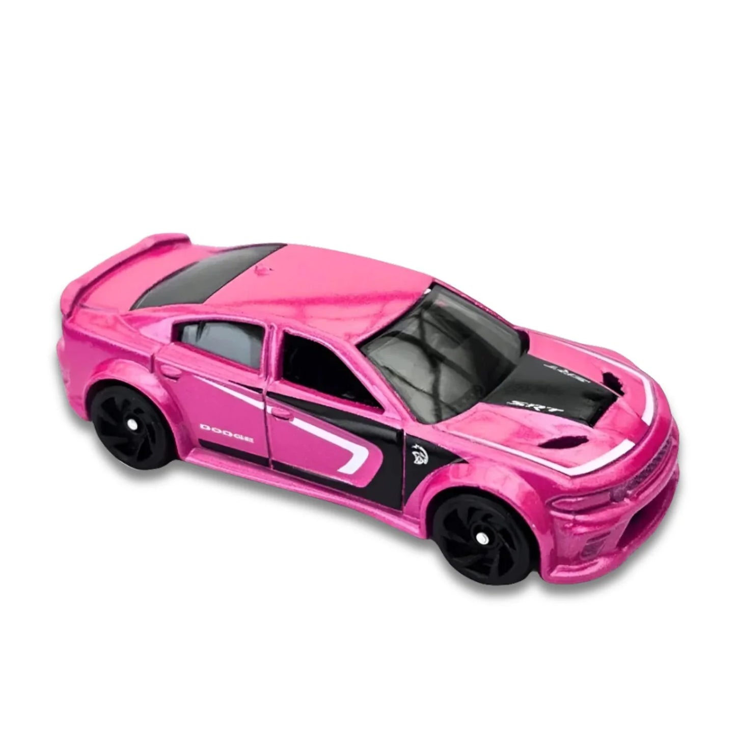 Hot Wheels 20 Dodge Charger Hellcat Rosado.