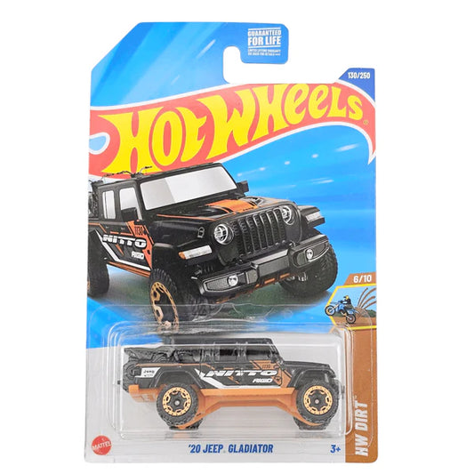 Hot Wheels 20 Jeep Gladiator Negro.