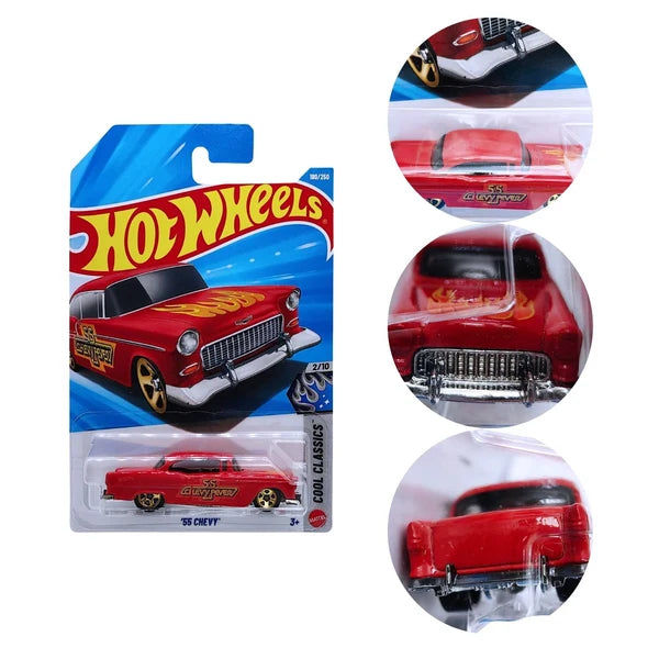 Hot Wheels  55 Chevy Rojo.